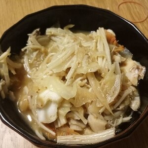 レンジで  鱈と野菜のキムチ蒸し